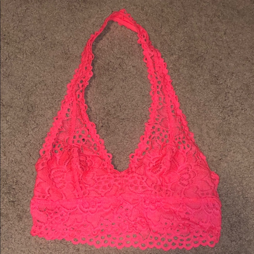 aerie pink bralette